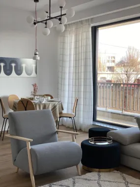 Închiriere apartament 2 camere in bloc boutique Dacia- gradina Icoane