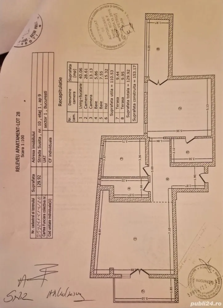 Apartament 3 camere 153 mpc finisaje premium mobilat si utilat in zona de nord