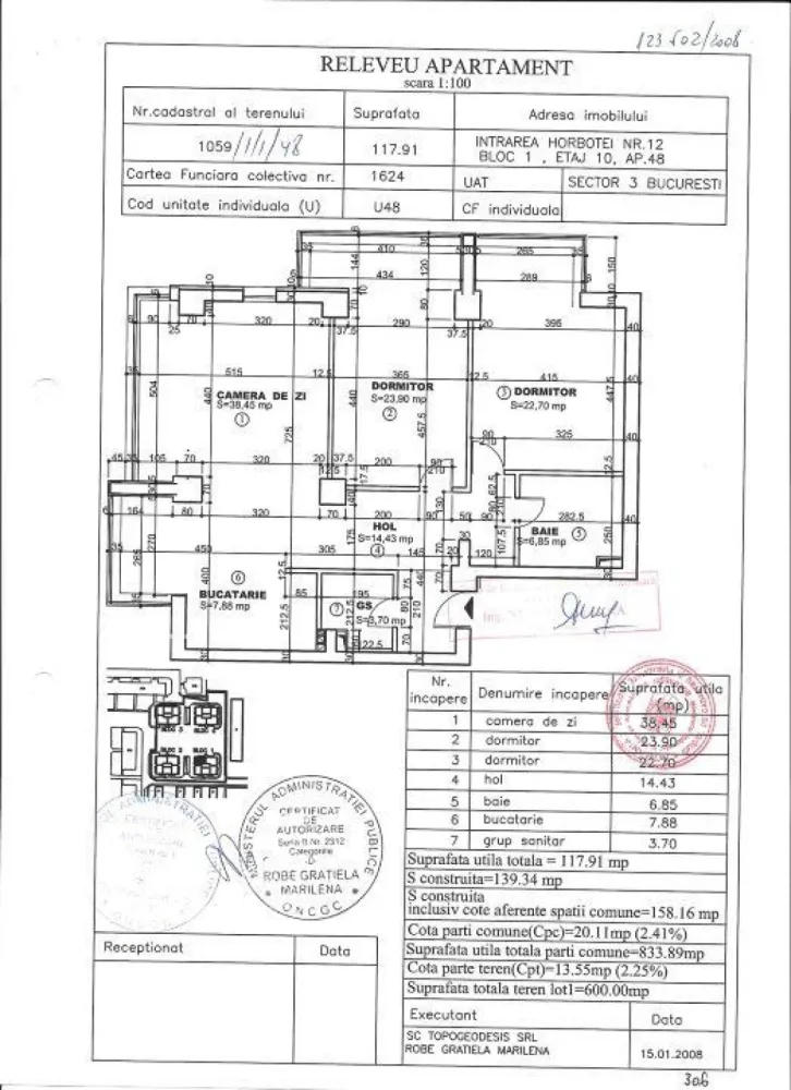 Noor Residence 10/11 Lux 3 cam 2 bai 118 mp utili | foarte rar | Proprietar