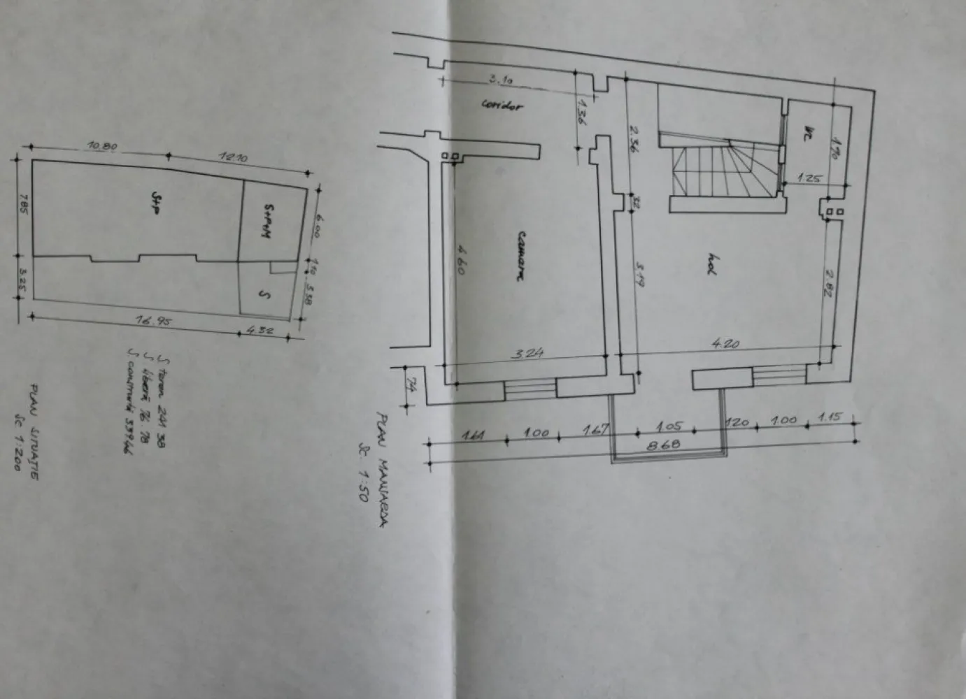 CASA DE VANZARE, ZONA M EMINESCU-DOROBANTI , AN 1900 - CASA AN 1900, CU SUPRAFATA CONSTRUITA 385 m2 SI SUPRAFATA TEREN 242 m2, ZONA MIHAI EMINESCU - DOROBANTI