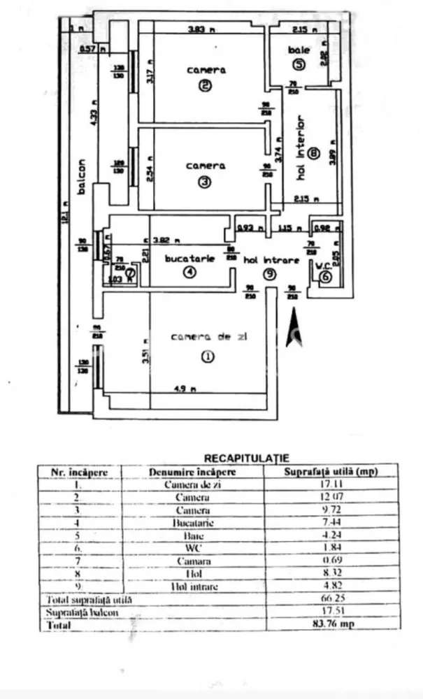 Apartament Independentei 84 mp - Agenția BRASADAS vinde apartament cu 3 camere extinse, 2 bai, renovat complet, CT, AC, 84 mp. boxa.