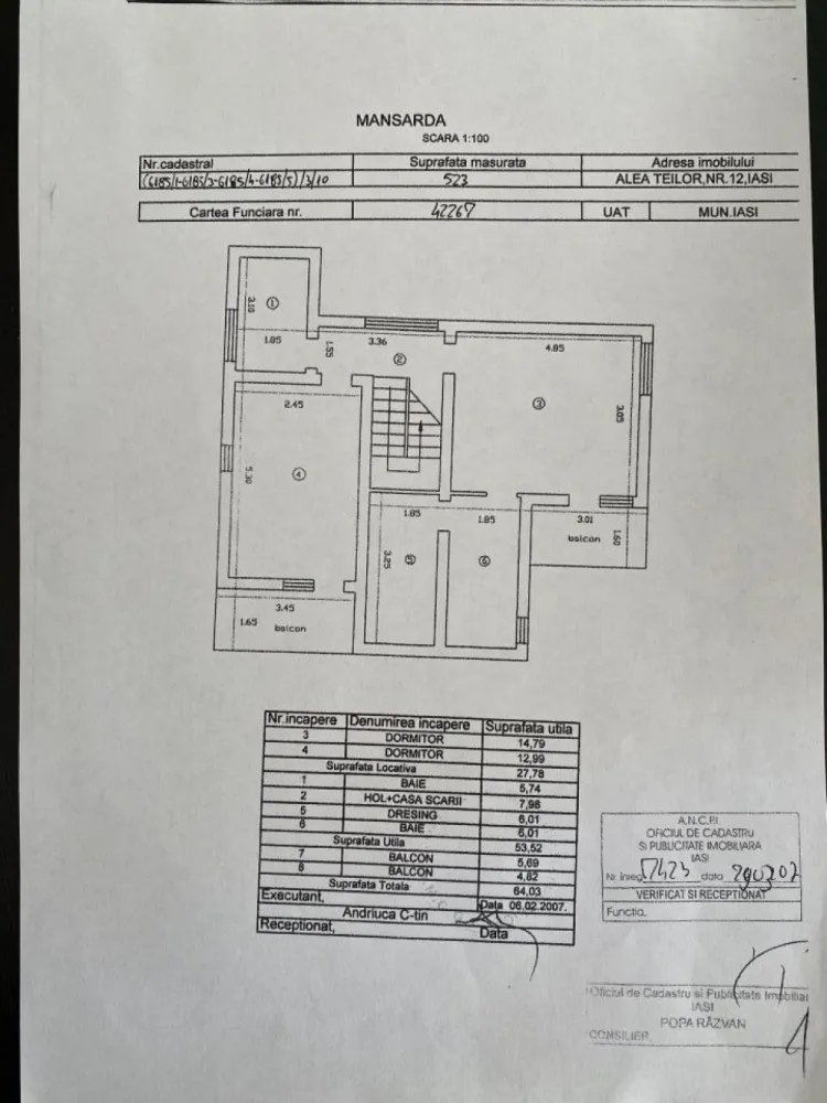 CASA/VILA DE VANZARE BUCIUM,CARTIER IC BRATIANU,235 MP UTILI,521MP TEREN