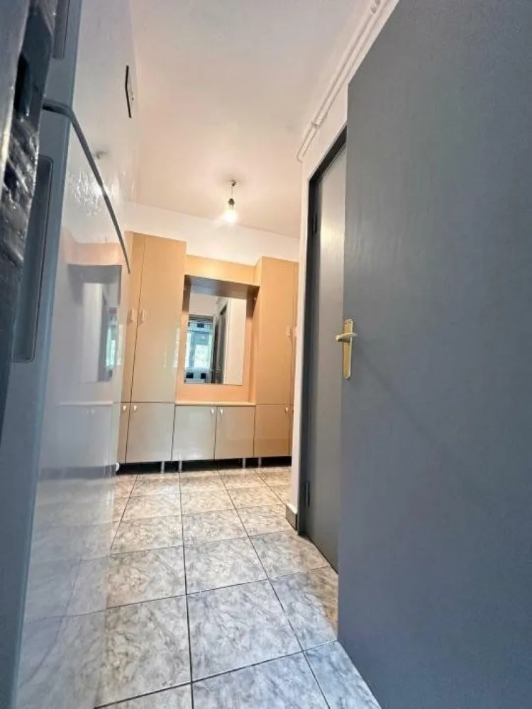Apartament 4 camere Parc Bazilescu Bucurestii Noi - De vanzare apartament cu 4 camere, vis-Ă -vis de parcul Bazilescu, la 3 min de statia de metrou Bazilescu, la 3 min de statie de autobus, la 2 min de scoala generala 179, la 10 min de piata 16 Februarie, amplasat intr-un cartier verde, frumos si linistit. Apartamentul este renovat total, mobilat, utilat, cu centrala termica pe gaz, proprie si 2 aparate de aer conditionat.Bucataria este inchisa, are camara, este mobilata, dotata cu plita combinata, electrica si pe gaz, cuptor electric si pe gaz, masina spalat vase, centrala termica pe gaz, proprie, doua dormitoare matrimoniale mobilate, hol mare mobilat ca dressig cu dulap cu usi glisante, birou mobilat (sau camera copil) si living mobilat. Apartamentul are prevazute 2 bai, ambele renovate si reutilate, o baie cu cada si baia mica cu masina spalat rufe noua. Livingul este mobilat cu loc de servit masa pentru 4 persoane si loc de odihna cu canapea si mobilier pentru depozitare, alb. Apartamentul este dotat cu 2 aparate de aer conditionat cu split invertor. Apartamentul poseda un balcon f mare , inchis, nemobilat, de 6.25m x 1.2m. Scara este foarte linistita, blocul este de caramida, construit in anii 1964-1966, are structura foarte rezistenta din beton armat si caramida portanta, prevazut cu subsol, reabilitat termic in anii 2014-2016, cu 2 uscatorii prevazute pe scara, una chiar pe palier. Pretul este negociabil.