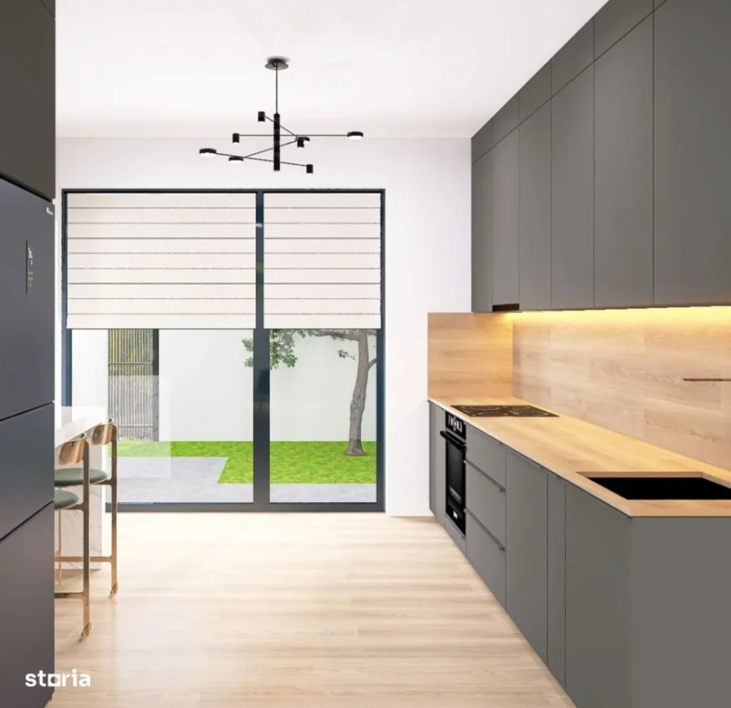 Vand Casă premium 2024 - Vila tip duplex P+1+M - suprafața teren 250mp (12,5 desc) - amprenta la sol 80mp - suprafața construită 240mp - suprafața utila 186mp - 5 camere - 3 dormitoare - 4 bai - cămară - terasă - pivniță - 3 locuri de parcare Casele sunt comparrimentate astfel: - Parter: living, bucătărie, cămară, dinning, baie - Etaj: 1 dormitor matrimonial cu dresing și baie proprie, 2 dormitoare cu baie comuna - Mansarda: luminoasa, cu ferestre Velux, open space și prevăzută cu o baie. S-a pus accent pe detalii și calitate - cablu electric CYYF ignifug - branșament 380v - izolație cu polistiren cu densitate EPS 100 și grosime 15cm - CERTIFICAT DE PERFORMANTA ENERGETICA CLASA A Localizare pe excepție, situate pe un drum privat, între două păduri (Andronache și Boldu Cretuleasa), foarte aproape de ieșirea pe autostrada A3, la 50 metri de stația de autobuz, scoli și grădinițe in apropiere.... ieșire rapida către aeroport Otopeni prin Tunari. Vilele sunt racordate la toate utilitățile și se predau finisate. În prețul afișat beneficiați de un buget de 50.000 euro pentru alegerea obiectelor sanitare, parchet, uși.... pentru a vă putea pune amprenta asupra propriei case.