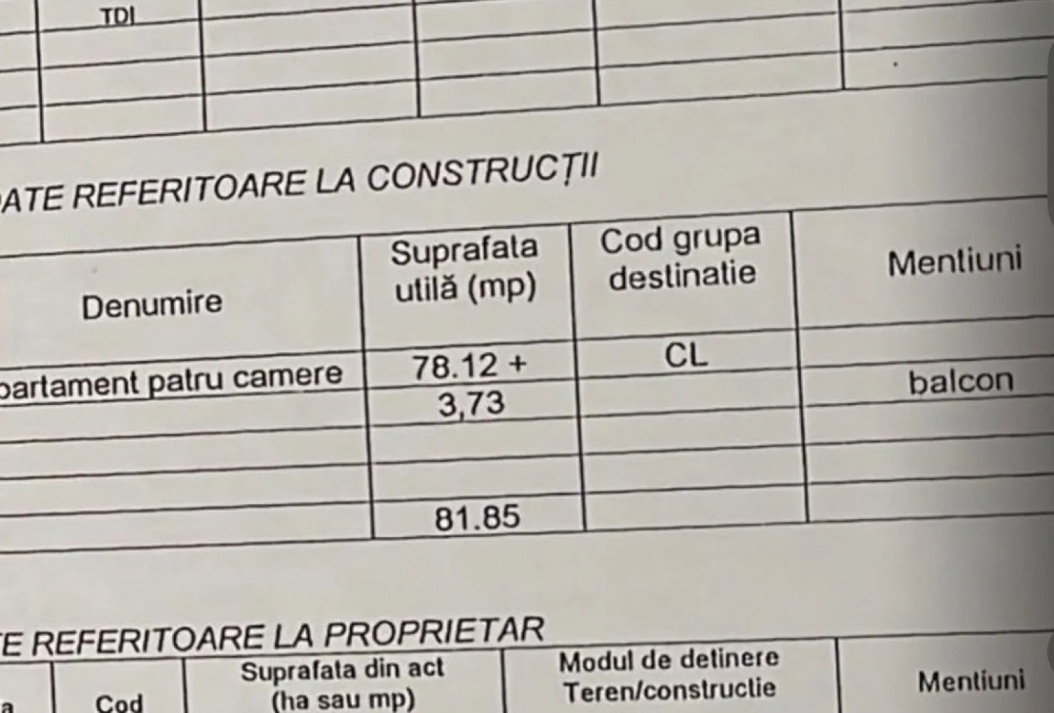 Apartament 4 camere Ozana - Apartament 4 camere pe Aleea Mizil sector 3. Bloc anvelopat 1974 Parter / 4, cu balcon. Suprafata utila 78,12 + 3,73 balcon = 81,85 mp utili Centrala proprie Boxa la subsol Metrou 1 Decembrie 8 min. NECESITA RENOVARE TOTALA! Nelocuit din 2021!