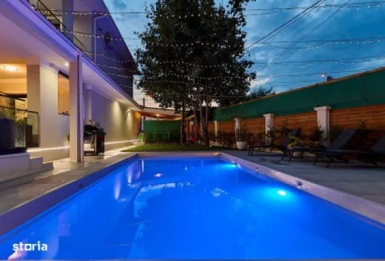 Vila cu Piscina UNICAT! Foto REALE! FINALIZAT Interior si Exterior!