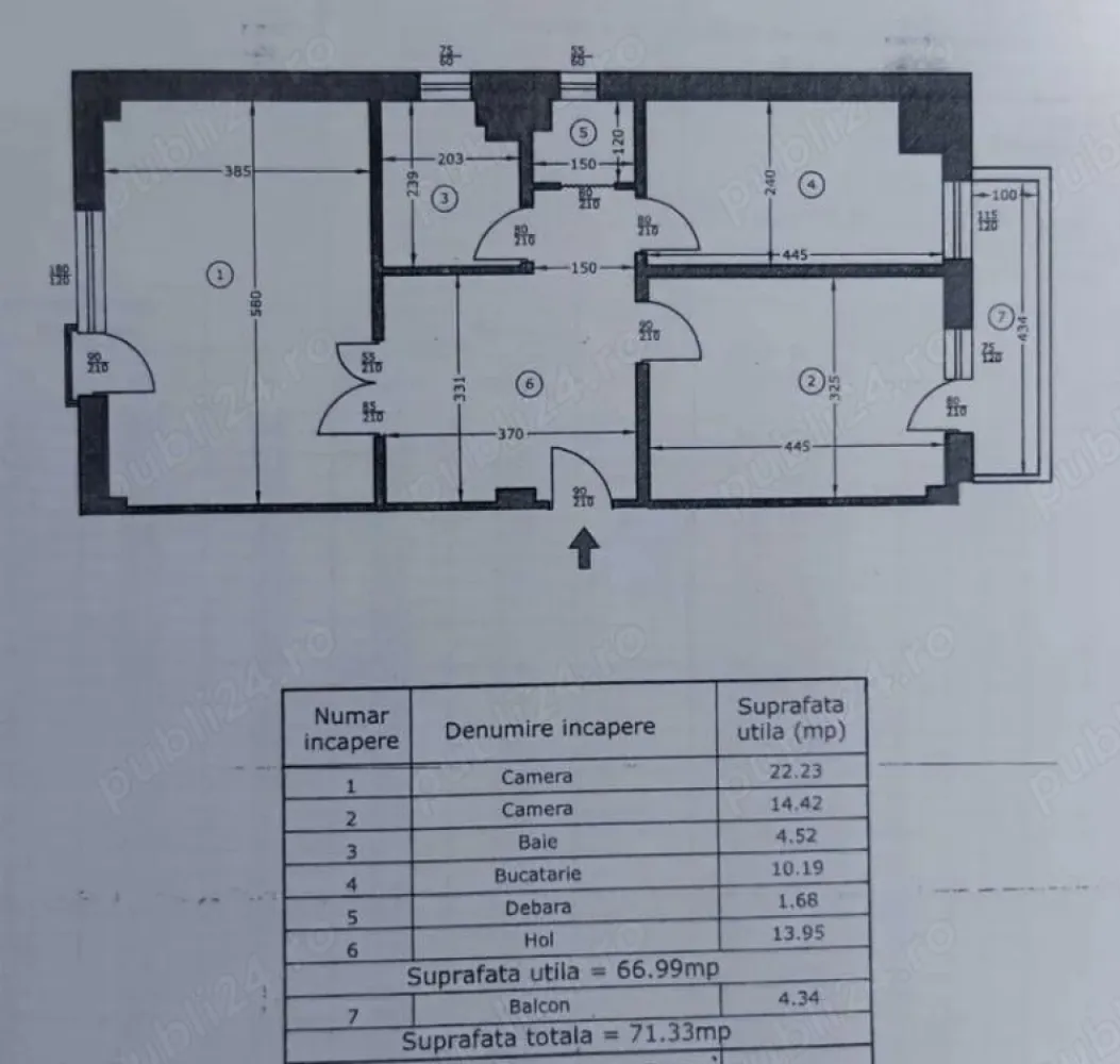 Ag BRASADAS vinde ap 2 cam 71mp Etaj 6/6 Podul de Fier 2015
