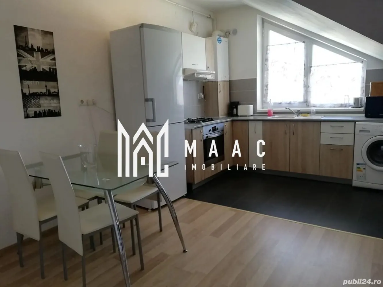 Apartament 3 camere | 64 MPU | Turnisor - MAAC Imobiliare vă propune spre vânzare un apartament modern cu 3 camere, situat în zona Turnișor, Sibiu. Detalii proprietate: Suprafață utilă: 64 mp Etaj: mansardă Compartimentare: living spațios cu bucătărie open space + 2 dormitoare Complet mobilat și utilat, gata pentru mutare imediată Luminos și bine compartimentat, cu finisaje moderne Avantaje: Imobil situat într-o zonă liniștită și bine cotată din Turnișor Acces rapid către zona industrială de vest, autostradă, supermarketuri și stații de autobuz Ideal atât pentru locuință proprie, cât și ca investiție Pentru mai multe informații sau pentru a programa o vizionare, nu ezitați să ne contactați, specificand ID: CP2759146 }}