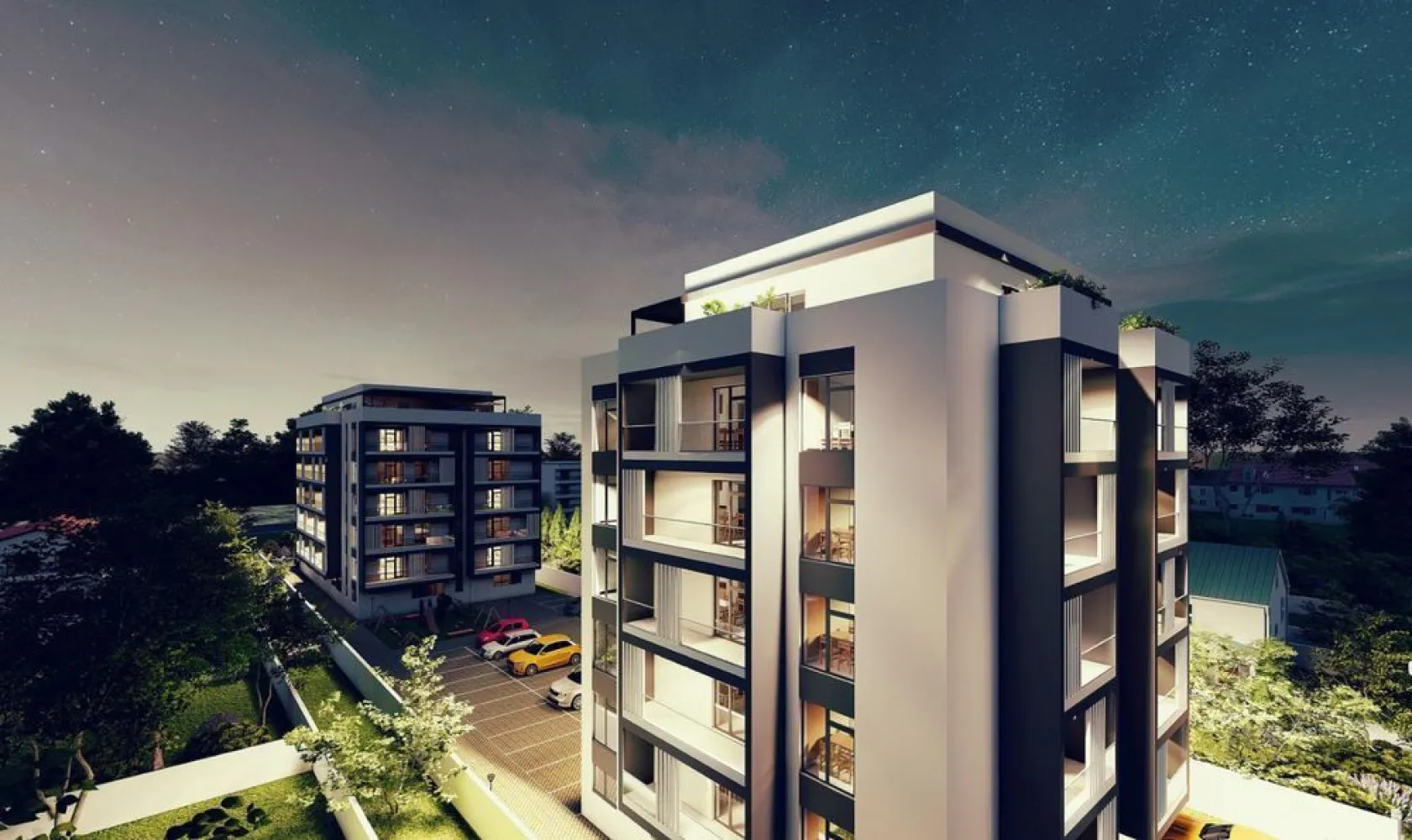 Studio spatios la cheie Sea Breeze Residence II Mamaia Nord - Cauţi o oază de linişte şi relaxare? Alege un apartament la Sea Breeze Residence II - Staţiunea Mamaia Nord (vis-a-vis de Alezzi Towers şi Lidl) şi vei putea admira apusul de soare de pe terasa locuinţei tale. Proiectul Sea Breeze Residence II este cel de-al doilea proiect realizat de noi după finalizarea şi vânzarea integrală a primului proiect Sea Breeze Residence I (Strada D8, nr. 5, Mamaia Nord) - 36 de apartamente finalizate în August 2020. Ansamblul este situat într-o zonă rezidenţială liniştită a staţiunii Mamaia Nord, preponderent cu case, străzi asfaltate, iluminat public, canalizare şi toate utilităţile. Sea Breeze Residence II oferă acces facil către cele mai importante zone de distracţie şi relaxare: restaurante: Nikos, Sali's, Portobella, Mackerel, Cherhanaua Năvodari, Hanul cu Peşte; beach baruri: Infinity Beach, Papaya beach, Lujo beach, Zanzibar, Oneiro; cluburi: Fratelli, Loft, Nuba, Breeze Proiectul este format din 2 blocuri de tip P+5, situate pe Strada T3, nr. 51 (asfaltată) şi va cuprinde 100 de garsoniere şi apartamente cu 2 camere, cu suprafeţe cuprinse între 41m? şi 72m?. Apartamentele din cadrul Sea Breeze Residence II se pretează persoanelor care doresc linişte şi confort într-o locuinţă de vacanţă. Apartamente disponibile în cadrul Sea Breeze Residence II Mamaia Nord: Corp C1 - finalizare decembrie 2023 Garsoniere în suprafaţă de 43mp construiţi (36mp utili) " 45.000EUR Studio în suprafaţă de 48mp construiţi (41mp utili total) " 49.500EUR Apartamente cu 2 camere, în suprafaţă de 58mp construiţi (48mp utili) " 59.500EUR Apartamente cu 2 camere, în suprafaţă de 67mp construiţi (56mp utili total) " 71.500EUR Corp C2 - Finalizare Iunie 2023 Studio in suprafata de 50 mp construiti ( 43mp utili total ) - 52.500EUR Studio in suprafata de 54 mp construiti ( 47 mp utili total ) - 56.000EUR *Preţ disponibil pentru un avans de minim 50%. Locuri de parcare exterioare - 7500EUR Pentru a confirma disponibilitatea apartamentului dorit ne puteţi contacta telefonic la 07******88. Apartamentele se vând la cheie şi beneficiază de umatoarele dotări şi finisaje: tâmplărie PVC Salamander, geam 4 seasons Low-E, culoare gri antracit uşă metalică antiefracţie MegaDoor centrală în condensare Ariston 24KW + calorifere din aluminiu Innovita aer condiţionat Ariston - 12.000BTU băi dotate cu obiecte sanitare Cersanit / Ferro pereţi finisaţi cu glet şi zugrăviţi cu vopsea lavabilă gresie, faianţă, parchet laminat instalaţie electrică completă - Vimar terase cu sticlă securizată, placate cu gresie de exterior + balustradă şi riflaje metalice lift modern, electric - Kleemann, 6 persoane interfon şi sistem de supraveghere video (exterior) termosistem Swisspor izolaţie 10cm + tencuială decorativă parcare privată cu acces barieră pentru locatari (60 locuri) *Toate informaţiile, schiţele şi pozele au exclusiv scop de prezentare! Suprafeţele apartamentelor pot suferi modificări +/- 5% după măsurătorile cadastrale.