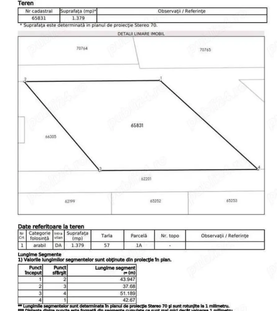 Teren Popas Pacurari - erenul de vanzare este situat in , zona Popas Pacurari. Este intravilan si are o suprafata de 1379 mp. Terenul are descidere la 2 strazi: Str. Alexandru Philipine de 44 ml, si Str Horia Lovinescu de 51 ml. Pret 130 Euro mp Sau schimb cu apartament + diferenta!!! Terenul beneficiaza de toate utilitatile!!