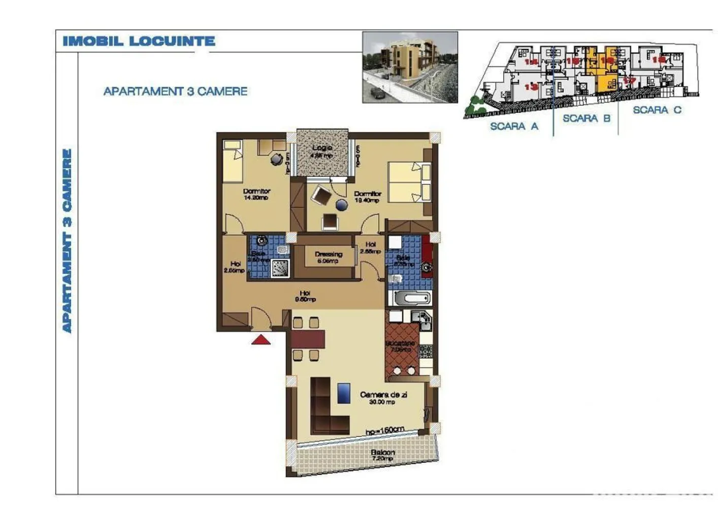 PIPERA zona Jollie Ville, 3 camere, zona de vile