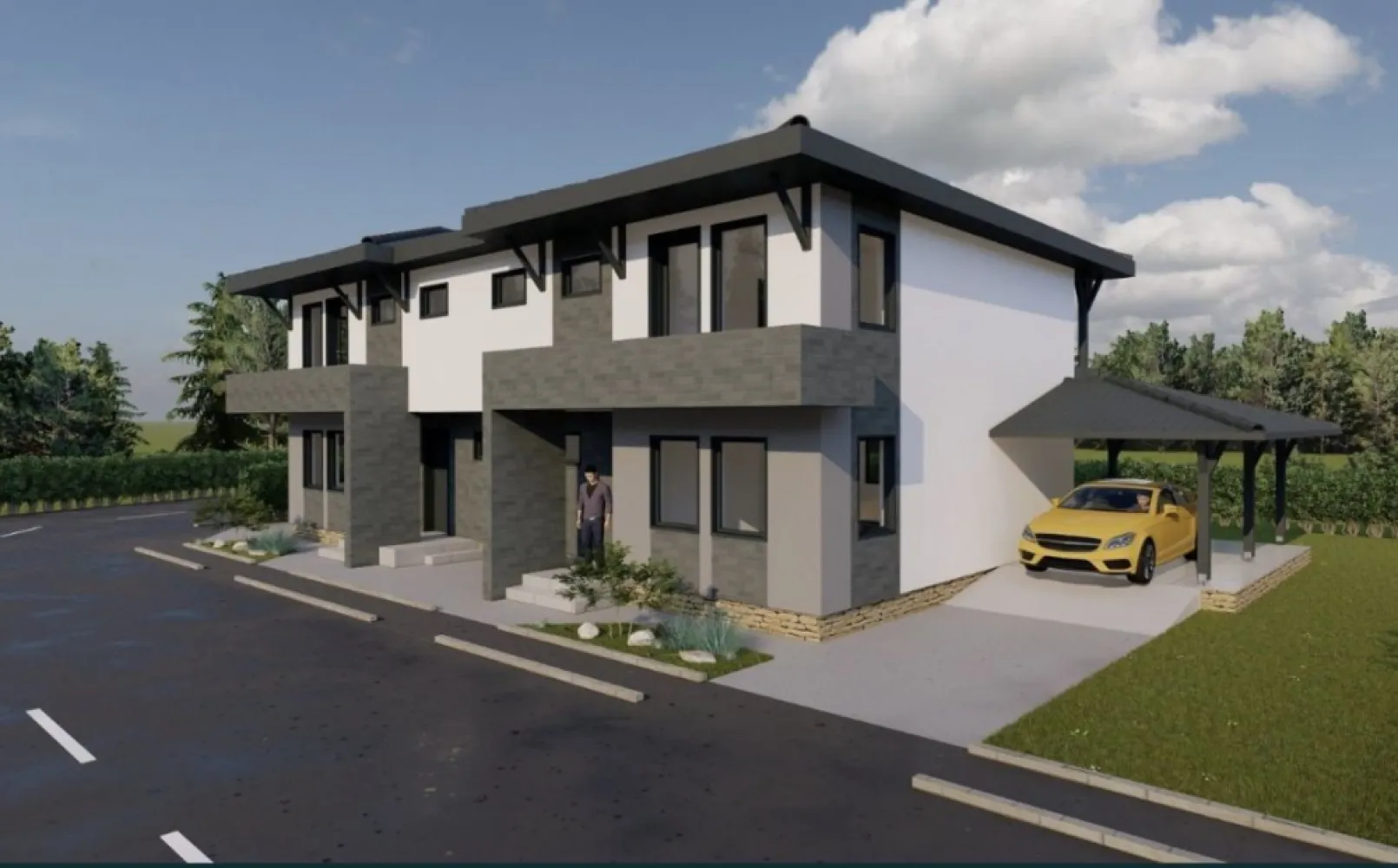 Casa de vanzare , 137 mp util, P+1 - Preți: 110000 euro negociabil, Suprafata construita 66mp, suprafata utila 137mp, Teren 260 mp, Casa este compartimentat - parter : Living + bucatarie, baie, terasa, etaj : 3 dormitoare , 1 baie , dressing, 2 balcoane, Casa este situat in localitatea Martinesti str Constantin Brâncuş nr 19 Casa este racordat la retea de gaz , retea apa potabila , canalizare si electricitate, zidaria este din caramida Poroton , tâmplarie Rehau gri antracit, izolatie exterioara polistiren de 10 cm , tigla bramac, incalzire in pardoseala parter si la etaj,