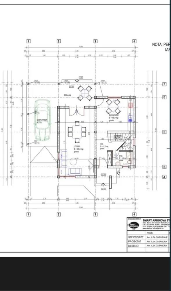 Vand Casa Drumul Odoreului, 125 Mp utili! - Proprietar, Vand Casa noua , Zona Odoreului Cartier Iris 2 , vizavi de sala de nunta Suprafata construita este de 155mp , utila de 125,5 mp + 40 mp terasa si garaj acoperit , gata finisat , vopsit in Alb Suprafata terenului este de 340 mp Casa se preda in urmatoarele conditii : - toate utilitatile , Curent , Gaz , apa , canal , RDS Gard din placi de beton despartitoare intre case - Interior tencuit, gletuit si Vopsit Alb -Geamuri termopan Rehau Synego cu 7 camere ,3 sticla si 3 garnituri + pervaze interior si exterior - Instalatie electrica -instalatie sanitara cu incalzire in pardosea la parter si etaj - Exterior izolat cu polistiren de 10 cm + silicat - Balustrada din sticla securizata si laminata de 16 mm Compartimentare parter -Hol , -Living , -bucatarie , -baie , -terasa si garaj Compartimentare etaj - 3 dormitoare -1 baie -1 dresing -hol + urcare in pod Pt informatii 0 ************************ 2