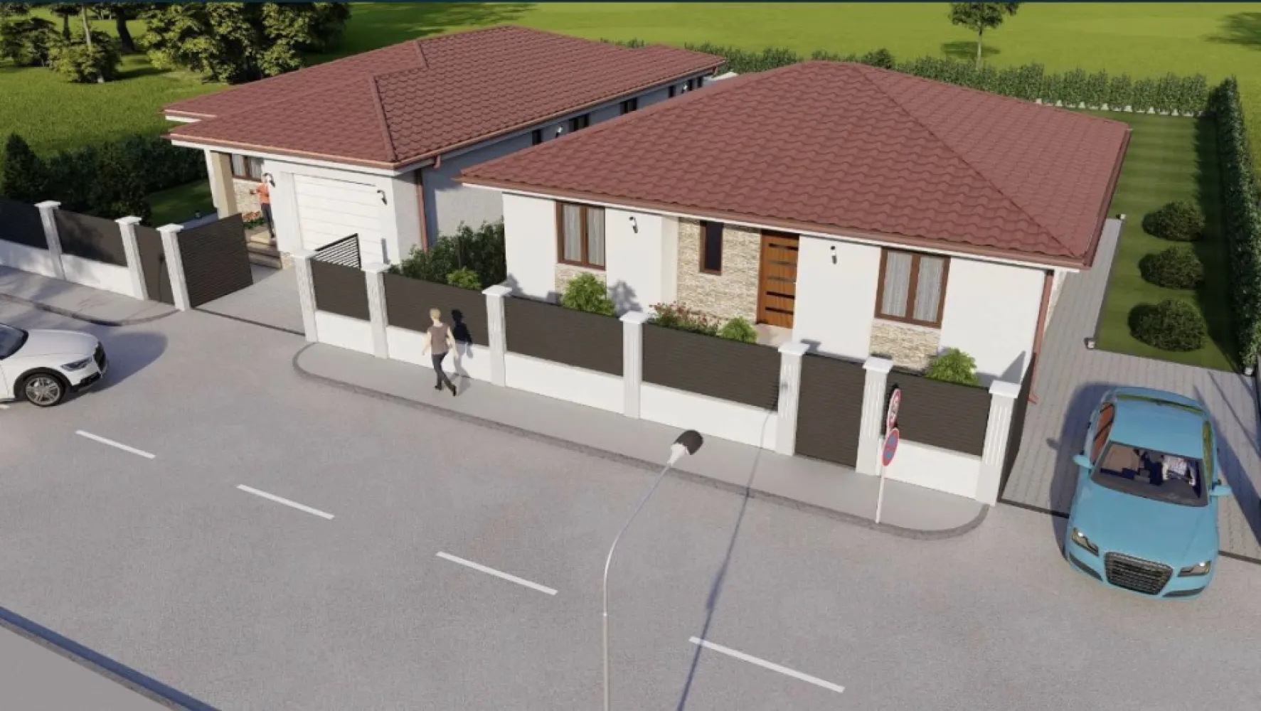 Casa, case semifinisate, la rosu, fundatie, complex rezodential Amati - Oferim spre vânzare case tip parter de diferite dimensiuni in functie de cerintele clientului: Fundatie cu teren, fundatie 151 mp construit din care 10 mp terasa + teren 580mp = 37000 euro Casa parter la rosu cu teren 580mp, casa cu suprafata construita 151 mp din care 10 mp terasa + teren 580mp = 56000 euro + termopane 3000 euro Proiecte in derulare: Parter 120 mp construit din care 21.8 mp terasa + teren de 600 mp = 94000 euro Parter cu garaj 144 mp construit din care 7 mp terasa + teren 600 mp =101000 euro Parter 151 mp construit din care 10 mp terasa + teren 580mp = 108000 euro (posibilitate la rosu 67000 euro) Casele se vand la stadiul de semifinisat, având un regim de înălțime tip parter, utilitățile in fata casei (apă, energie electrică, canalizare, rds). Locuința se predă finisată la exterior (silicat culoare alb), respectiv semifinisată la interior, tencuită și gletuita gata pentru culoare, cu sistem de încălzire prin pardoseala, sapa mecanizata elicopterizata și tamplarie PVC cu profile Rehau, izolatie tavan cu vata mineral de 10 cm, folie anticondens. La exterior locuința se predă cu termoizolație cu polistiren de 10 cm, tencuială decorativă siliconată rezistenta la interperii și tigla. Casele se regasesc la intrare in Amati, in complex residential, intr-o zona linistita fara trafic, intr-un cartier de case noi la o distanta 2.5 km fata de oras. Cartier in dezvoltare cu proiecte flexibile dupa dorintele si bugetul clientilor. La cerere se poate preda cu imprejmuire/gard, pavaj, etc. Locuintele pot suferi modificari in functie de preferintele clientului. Pretul afisat este valabil pentru plata din faza de proiect, pretul la finalizarea constructiei este cu 10% mai mare Pretul este in euro Pentru detalii: 0 *************** 2