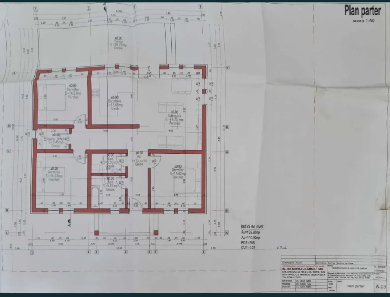 Casa de vanzare Comuna Botiz - Casa de vanzare de la 65.000 € Suprafata terenului 550 m2 Suprafata construita 170 m2, 3 camera, 2 bai, camera tehnica, living, bucatarie Utilitati apa, gaz, canalizare, curent Zona foarte linistita Drum infundat