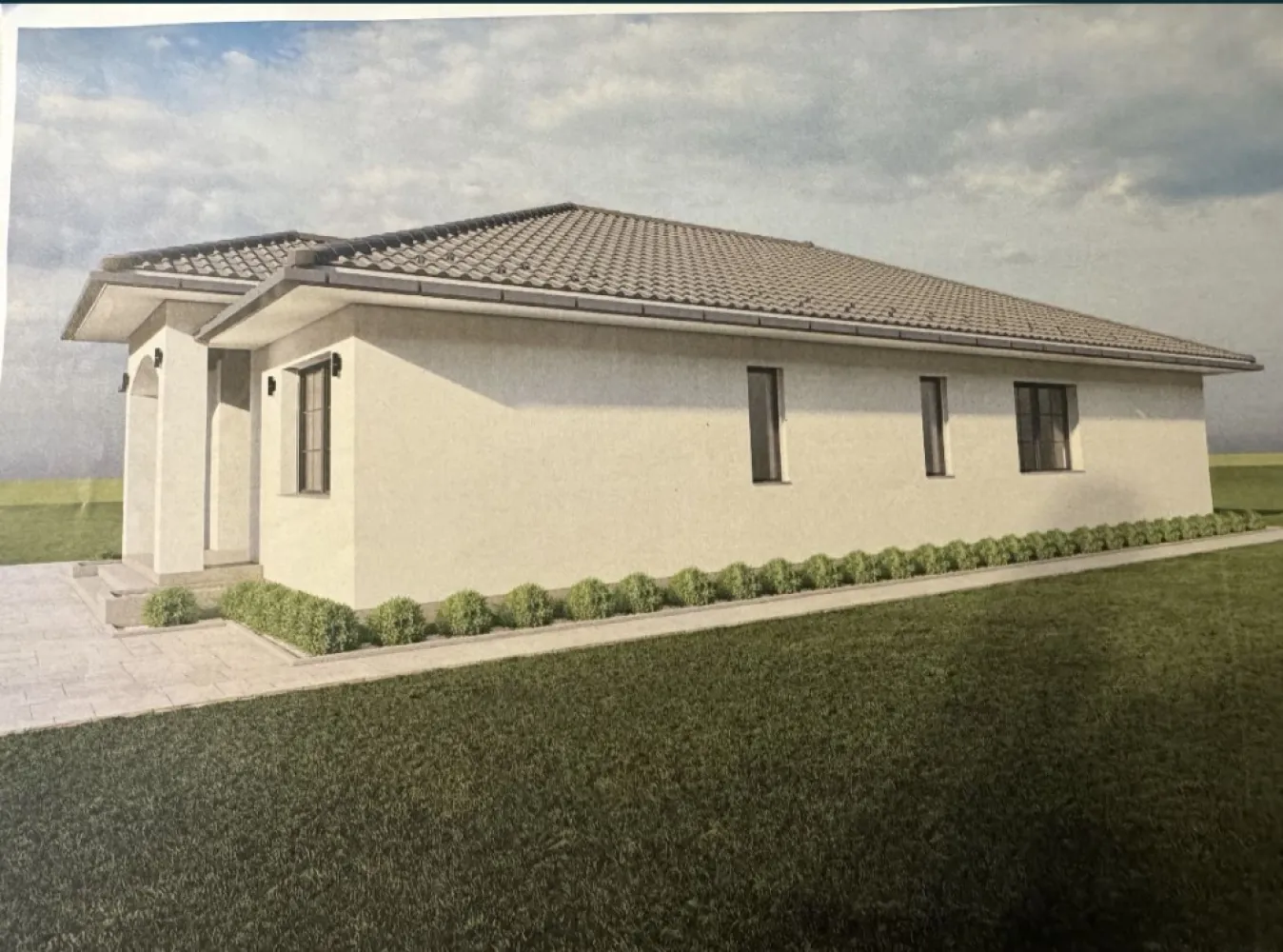 Vand casa in jud. Satu Mare,Com. Lazuri - Vand casa in rosu, Jud. Satu Mare, Com. Lazuri Teren 1000Mp cu front de 52 de metri, se poate impartii in doua parcele. Casa 186 de MP cu terasa 24,25 MP Living cu bucataria (open space) 55,33 MP 3 Dormitoare + Debara +Baie