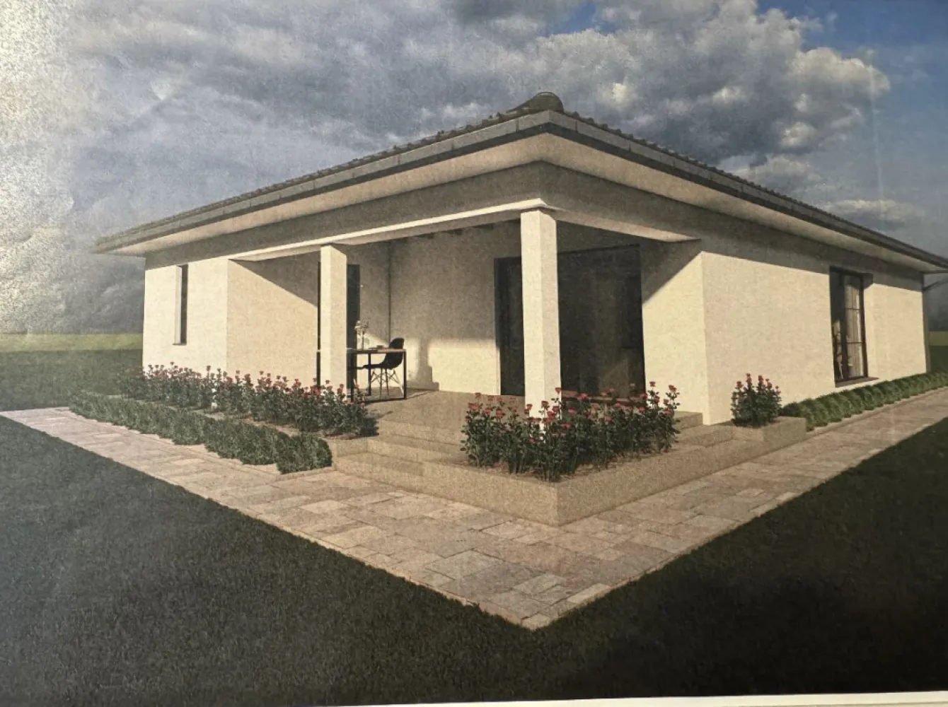 Vand casa in jud. Satu Mare,Com. Lazuri - Vand casa in rosu, Jud. Satu Mare, Com. Lazuri Teren 1000Mp cu front de 52 de metri, se poate impartii in doua parcele. Casa 186 de MP cu terasa 24,25 MP Living cu bucataria (open space) 55,33 MP 3 Dormitoare + Debara +Baie