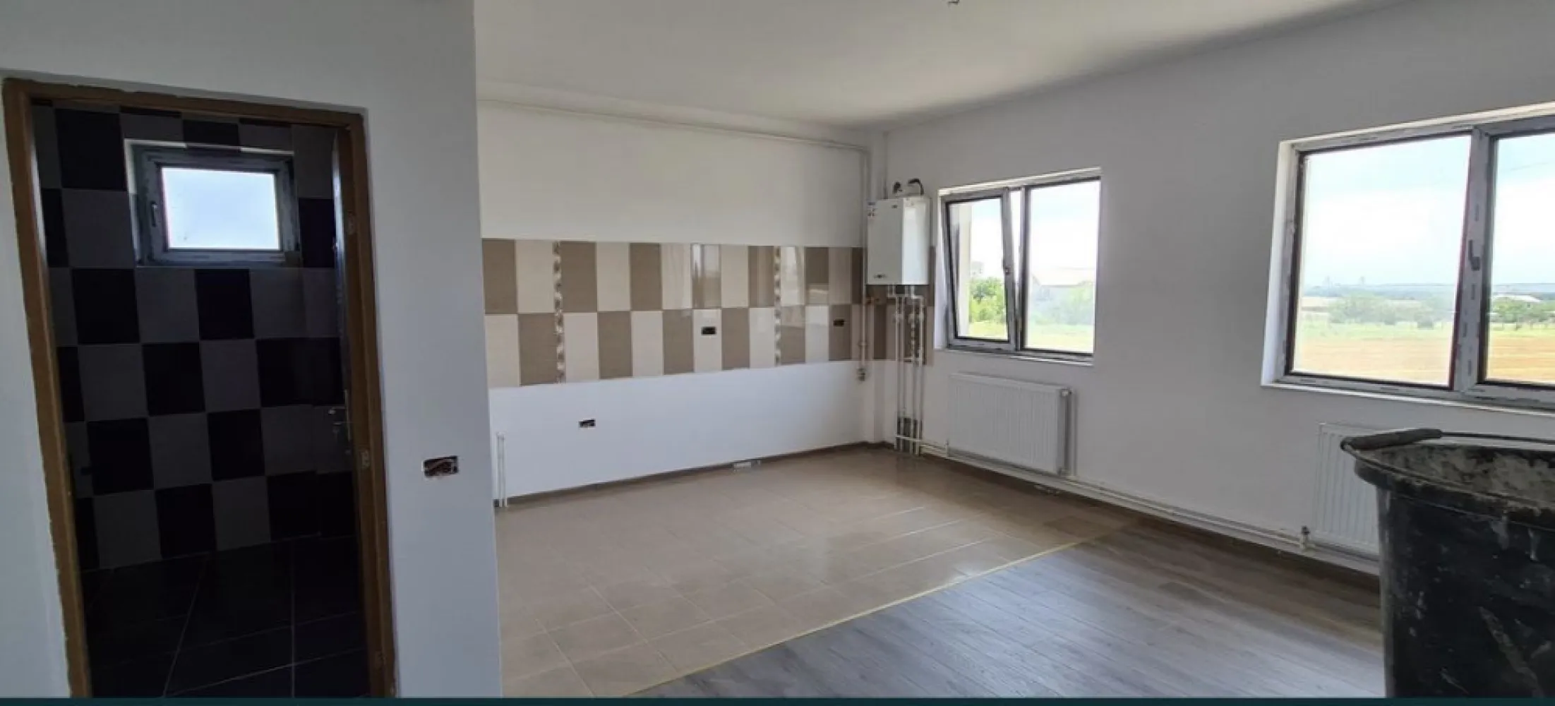 Apartament 2 camere,etaj 2, 59 mp,61000€ - Construcție noua, zona liniștită, aproape de Metro 2, Praktiker, Auchan, centrala gaze, calorifere, gresie, faianță, parchet, loc de parcare gratuit.