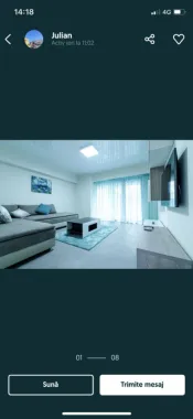 Apartament cu 2 camere de vanzare in Mamaia zona hotel iaki