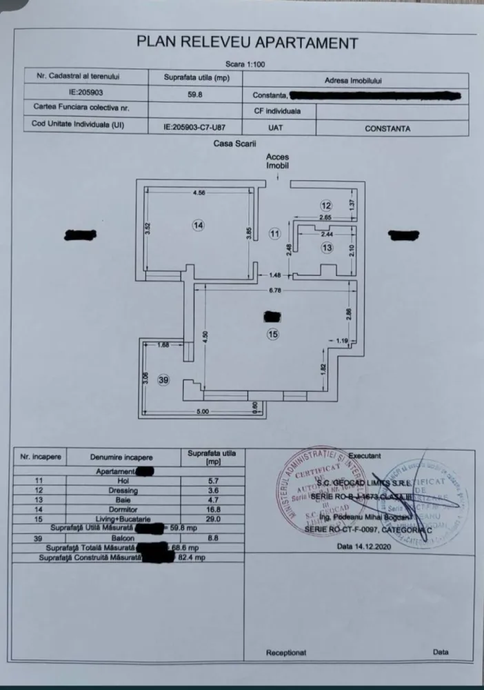 ICil-Vanzare ap unul din doua - Se vinde unul din cele doua ap. din anul de constructie 2022, la pretul de achizitie la care se mai adauga investitiile de interior: gresie, faianta, parchet lemn, mobilier nou. Un ap. are suprafata de 59,8 mp + balcon de 8,8 mp + garaj subteran 16,5 mp, orientare Sud, etaj 1 3 la pretul de 140 000 sau celalalt ap. cu suprafata de 70 mp + balcon 29 mp, orientare Vest, parter 3 la pretul de 160 000, usor negociabil. Apartamentele sunt semi mobilate, cu mobila noua si dotate cu incalzire in pardoseala, aer conditionat, centrala gaz, cablu TV, internet. Se pot vinde impreuna, in acelasi timp, la un alt pret negociabil. Telefon: 0723964669