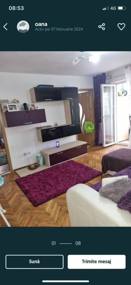 Apartament 3 camere mobilat/utilat