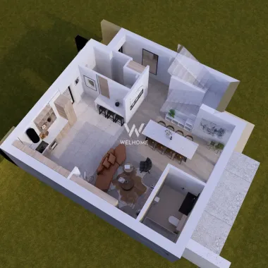 Duplex de vanzare-proiect nou-Sura Mica,Sibiu