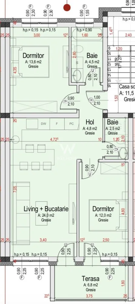 Apartament 3 camere, priveliste deosebita-Zona de VEST, Sibiu