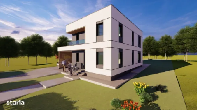Vand casa noua P+E in Cluj-Napoca, str. Soporului, 800mp teren