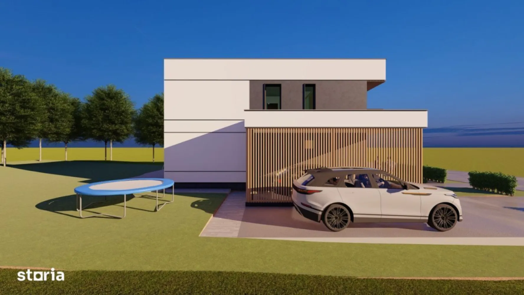 Vand casa noua P+E in Cluj-Napoca, str. Soporului, 800mp teren - Constructie moderna parter si etaj cu pereti din caramida, termoizolata la exterior, respectand standardul NZEB. Locatia este amplasata la 10 minute cu masina de Iulius Mall si 5 minute fata de habul educational si complexul de natatie Borhanci. De asemenea, 7 min de baza sportiva Gheorgheni. Constructia se vinde in stadiul semifinisat. Optional se vinde si in stadiul "La rosu", caz in care pretul de vanzare este de 390000 euro