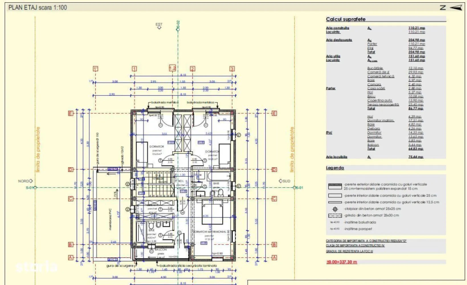 Vand casa noua P+E in Cluj-Napoca, str. Soporului, 800mp teren