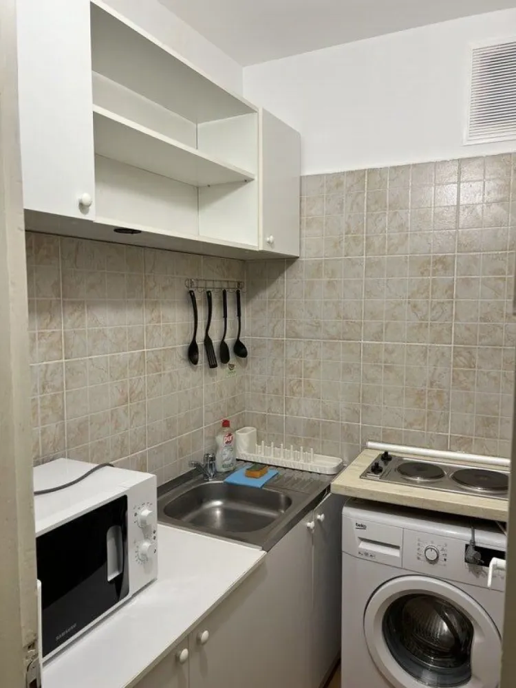 Cismigiu, Sala Palatului - Inchiriez garsoniera Sala Palatului, Str Ion Campineanu, bloc turn, etaj 5, la cateva minute de Parcul Cismigiu Bloc reabilitat termic recent, geamuri de termopan, pat dublu, parchet, gresie, faianta, vedere spre Sala Palatului, apometre si repartitoare, aer conditionat, frigider, plita electrica, cuptor cu microunde, masina de spalat.