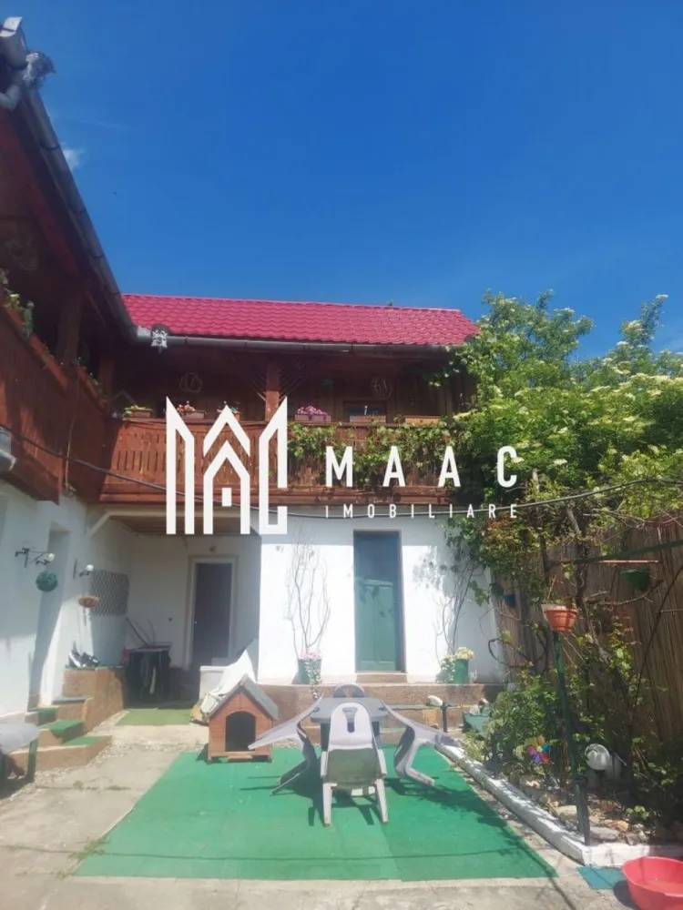 Casa 6 camere | Marginimea Sibiului | Pretabil investitie | - Casă cu 6 camere de vânzare în satul Vale, județul Sibiu Preț excelent! Ideală pentru locuință permanentă, casă de vacanță sau pensiune. Maac Imobiliare vă propune spre vânzare o proprietate cu potențial deosebit, situată în satul Vale – o localitate pitorească, aflată la doar 23 km de Sibiu. Zona este liniștită, înconjurată de natură, cu acces facil pe drum asfaltat. Proprietatea cuprinde două corpuri de clădire: Casa 1: 2 camere, 2 bucătării, baie, cămară. Casa 2: 4 camere, bucătărie, baie, sală de luat masa. Anexe și facilități: Sală de petreceri Pivniță Cămări și magazii Pod mansardabil Curte spațioasă și grădină cu pomi fructiferi Grădină de legume + solar Zone de relaxare Cuptor tradițional, grill, ceaun Curte separată pentru animale, cu cotețe din BCA Suprafață teren: aproximativ 1000 mp Utilități: Curent electric trifazic Apă curentă (rece și caldă), canalizare Încălzire cu sobe de teracotă și electrică Internet (Wi-Fi) și TV prin fibră optică Gazul este tras până la poartă Avantaje zonă: Peisaj montan deosebit Aproape de pădure Zonă liniștită, ideală pentru relaxare Acces facil la oraș (23 km până în Sibiu) Infrastructură bună (drum asfaltat) La doar 2 km: școală, grădiniță, piață, magazine, restaurante, pizzerie, fast-food Pentru mai multe detalii va rugam specificati telefonic ID: CP2723143 }}