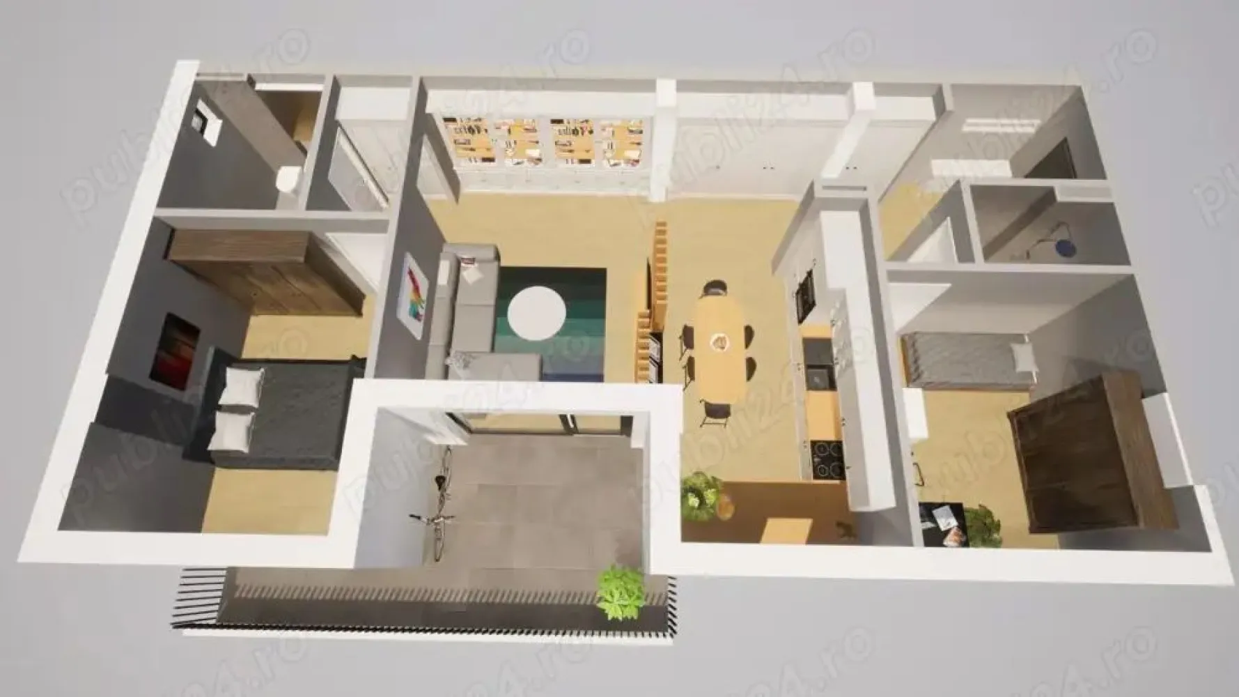 Agentia imobiliara BRASADAS vinde ap NOU -2025- cu 3 Camere. - Apartament 3 camere , semifinisat , bucatarie ,debara ,incalzire in pardoseala ,geamuri termopan triplex , centrala termica ,incalzire in pardoseala ,1 loc parcare privata , 2 bai , 86 mp utili ,din care 11 mp balcon, lift . Www.brasadas.com.