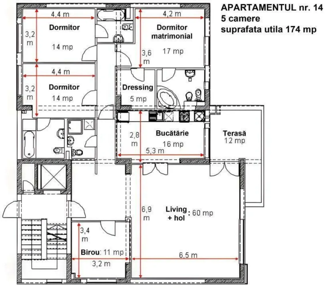 Apartament 5 camere la 300m de parcul Herăstrău, renovat 2025 (proprietar)