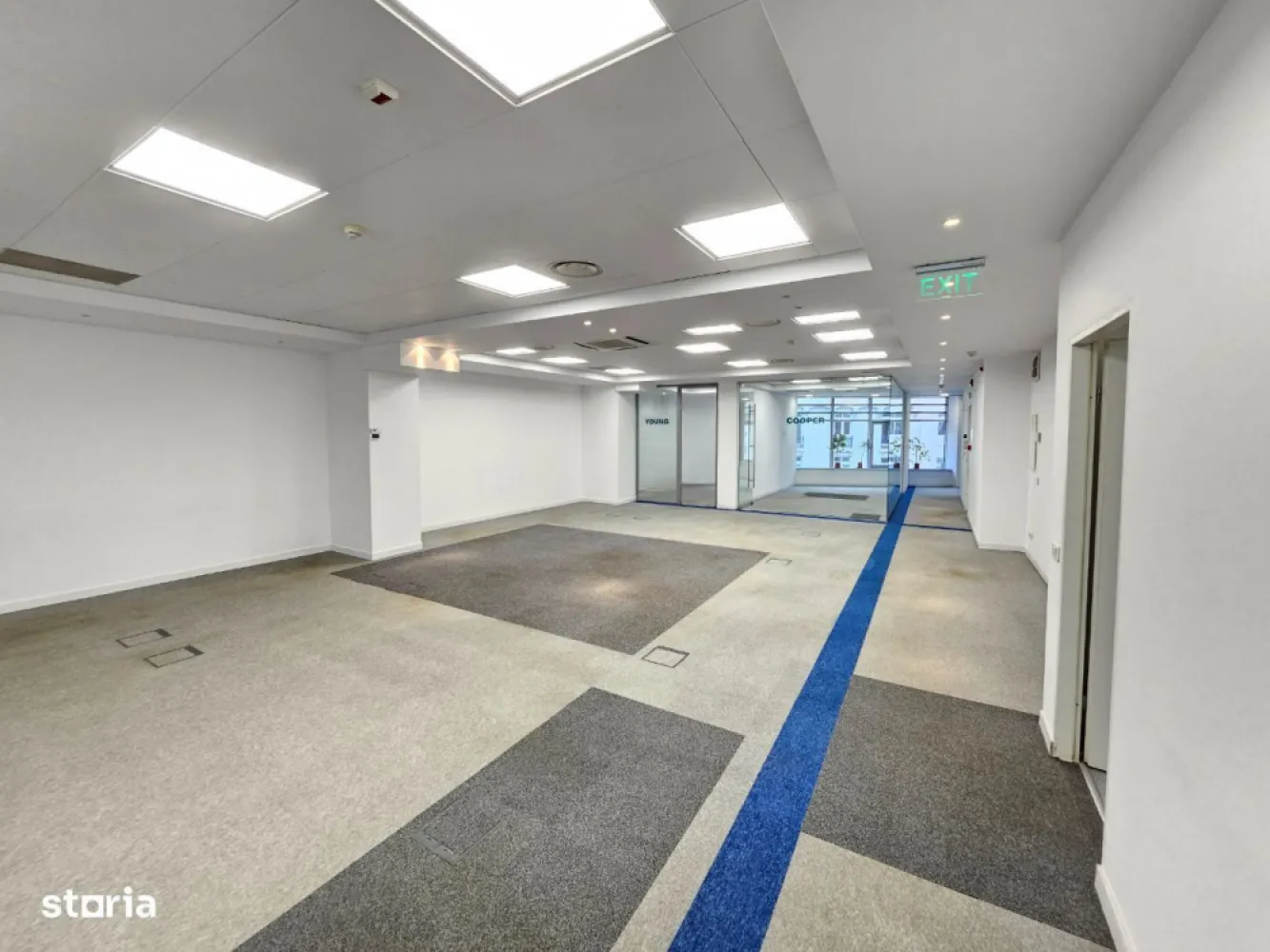 Spatiu de birouri, Universitate - Direct proprietar, spatiu modern, cladire noua, open space, etajul 4. Spatiul dispune de chicineta si 2 grupuri sanitare, podea flotanta. Se adauga 2,5 EUR/mp taxa de administrare spatii comune.