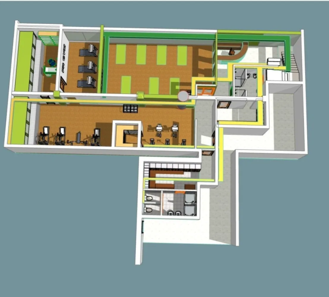 Spațiu comercial de închiriat 238mp Ferdinand I - Spațiu de închiriat 238 mp Bulevardul Ferdinand I, nr. 118 langa Carrefour Subsol Potrivit pentru o sală de fitness sau orice activitate comerciale Prețul este negociabil