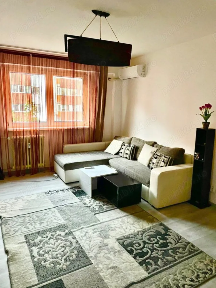 Apartament 2 camere de inchiriat Lacul Tei - Inchiriez apartament in zona Tei pe termen lung Spațios si luminos aflat într-o zonă f bună școala și grădinița în fata blocului parcul Tei și Plumbuita și metrou Obor la 2 statii de autobuz tramvai Complet mobilat și utilat majoritatea noi (canapea, mobilă, mașină spalat, frigider) Aer conditionat, căldură și apă caldă Radet coloană apă inlocuita complet in vara anului trecut Mă puteti contacta fără intermediari la : Zero șapte șapte trei opt doi noua trei trei zero