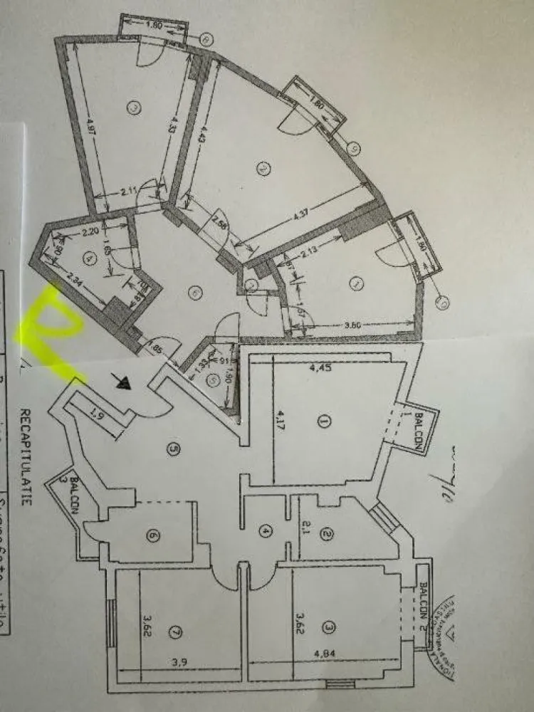 Penthouse, 6 cam, terasă, 160mp utili Piata Alba Iulia.