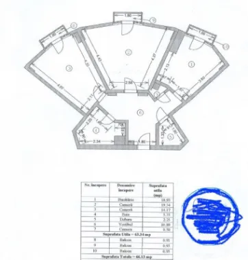 Penthouse, 6 cam, terasă, 160mp utili Piata Alba Iulia.