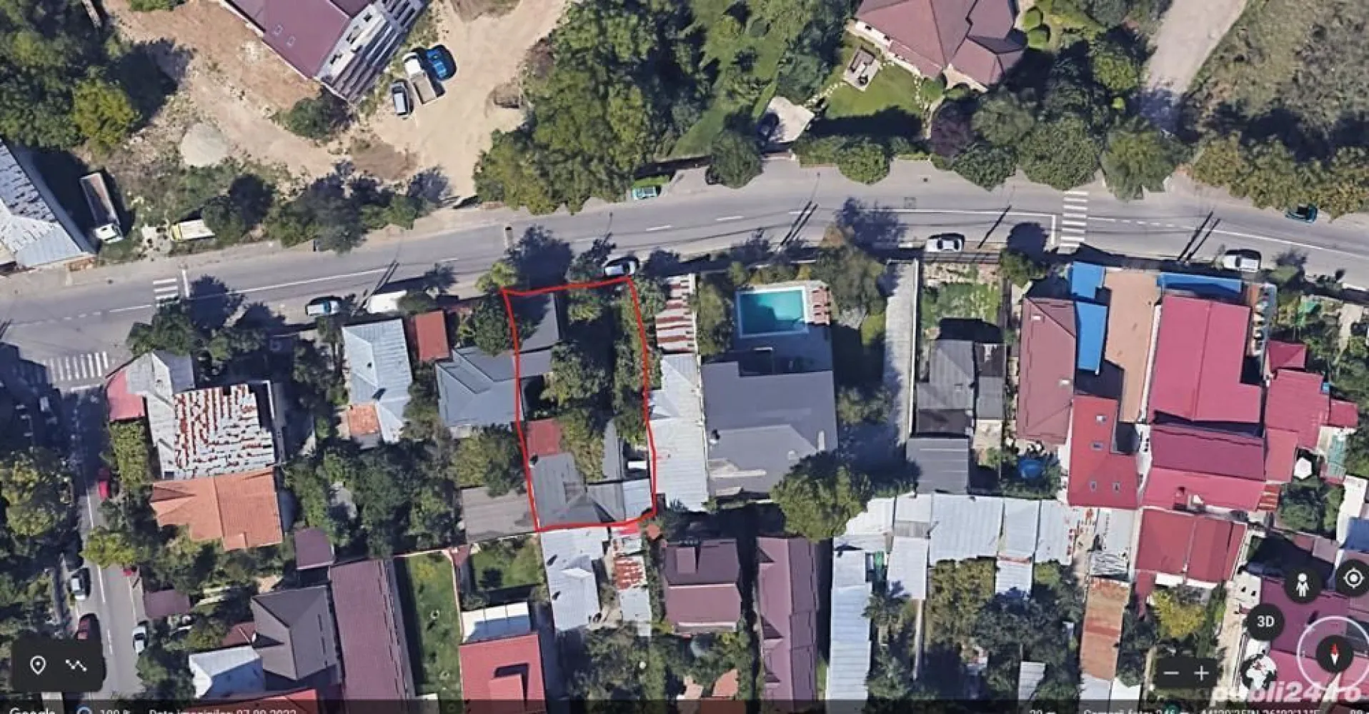Vand casă cu teren. - URGENT !!! Vând casă cu teren de 345 mp ,pe Stada Neajlovului ,Nr 66 ,Sect 1 Bucureşti, PROPRIETAR, deschiderea imobilului față( Stradal) lățime 11,81mp ,spate 11,27mp, lungime 29,68 mp .Locuință în formă de U,casa are 4 camere,2 bai ,un Grup Sanitar şi o constructie de casă Garaj cu etaj neterminat. C1+C2+C3 Hol-12,6 mp ,1) Cameră-15,8 mp, 2) Cameră-18 mp, 3) Cameră-14,5 mp, 1) Baie 6,1 mp, Bucătărie -13 mp; 4) Cameră-10,7 mp, 2) Baie-4,2 mp, Grup Sanitar-2,2mp . C4 O construcție de casă cu etaj Garaj Suprafața - 48 mp.Neterminată Utilitati = gaze ,curent ,canalizare,tv și internet .Cadastru și Intabulare la zi. Pret pe mp 609 E . NEGOCIABIL