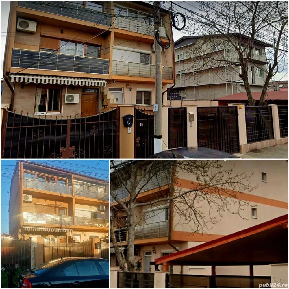 Proprietar vând Duplex în București sector 3, mobilat și utilat complet, cartier exclusiv de case - Proprietar vând Duplex în București sector 3, mobilat și utilat complet, situat într-un cartier compus exclusiv de case (unele construite recent, alte mai vechi), însă într-o zonă liniștită, pe o stradă cu puțin trafic auto, aproape de Parcul Pantelimon din Șoseaua Gării Cațelu - Cartierul 23 August (P+1+M 219 mp construiti 187 mp utili) Preț 289900 euro. Ești în cautarea unei case mult mai spațioase, gata sa te muți în ea, fiind deja mobilată și utilată ? Vei beneficia de o suprafață căreia îi vei da întrebuințare la alte standarde decât unui simplu apartament mare dintr-un bloc, fie el și unul nou. Referințe despre imobil: - a fost construit în intervalul 2009-2010 și dat în folosință la începutul anului 2011; - suprafața desfasurata este 219 mp (P+1+M) + pod circulabil 30mp, 125 mp teren, amprenta casa 73 mp + 52 curte (25 mp în partea din față și 27 mp în spate); - imobilul este decomandat și are suprafața utilă de 187 mp având următoarea componență: 4 dormitoare mari (19-20mp), 1 living cu zonă de dining (37mp), 1 bucatarie (11 mp), 3 băi (1 grup sanitar 3mp la parter, 1 baie de 6mp care are cabină de duș la etaj și 1 baie de 5mp cu cadă la mansardă); - structura este din beton cu caramidă, înălțimea de la parter este de 3m, iar etajul si mansarda 2,75m; -tâmplăria și geamurile de termopan sunt premium de culoare alb, cu obloane în culoarea stejarului; - ușa metalică de la intrare are luminator deasupra și grilaj, gamă premium, de culoarea lemnului de stejar, brand Maco-model Nobila L+; - atât fațada (la parter integral și la etaje parțial), cât și zidurile gardului sunt placate cu gresie de exterior tip piatră; - curtea este pavată cu gresie tip piatră; - acoperiș tiglă metalică; - vopsea exterioră decorativă premium, foarte bine întreținută; - dispune de centrală termică pe gaz, înlocuită în anul 2023, brand Immergas, model Victrix Tera 32; - generator electric diesel cu pornire automata, montat în curtea din față; - corpuri de iluminat exterioare pe fațadă și garduri; - două copertine actionate electric la gradina din fața și cea din spate; - dispune de aparate de aer condiționat în fiecare cameră, inclusiv în bucatarie; - uși premium, parchet stratificat, gresie plăci mari, faianță porțelantă, obiecte sanitare, prize și întrerupătoare modulare Gewiss; - sistem de supraveghere video, alarmă, videointerfon pe fiecare etaj, poartă cu telecomandă; - mobiler din lemn masiv, brand Mobexpert, gamă Louis Philippe; - canapele și fotolii piele naturală maro închis brand Mobexpert; - covoare, perdele, galerii, tapet achiziționate din Mobexpert; - bucătărie pe comanda din lemn masiv, utilată cu aparatură Franke si Electrolux; - lustre si corpuri de iluminat marca Eglo; - mobiler de gradină Mobexpert; Planul casei: Parter - hol acces, bucătărie, living+dining, wc de serviciu, camară, casa scarii; Etaj - 2 dormitoare (fiecare cu balcon) + o baie cu cabină de duș + un dressing; Mansarda - 2 dormitoare, cel de la stradă are terasă închisă în sticlă cu uși glisante și cu mobilier de gradină, iar cel de pe spate are balcon + o baie cu cadă Podul - are mobilier, chiuvetă, calorifer, fereastra Velux Puncte de reper: Cartier 23 August Șoseaua Gării Cațelu Dedeman Pantelimon Lacul Pantelimon Parcul Pantelimon Hala Laminor Republica, P-ța 23 August, Carrefour Pantelimon (fost Cora), Mobexpert Pantelimon, Brico Depot, Rams Business Center, Școli de stat nr. 78, nr. 67, nr. 47, Grădinița de stat nr.187, Școala privată ISB - International School of Buchares Kaufland și Lidl din B-dul Basarabia, acces rapid pe str.Drumul Intre Tarlale catre Titanul Nou B-dul Pallady, Școala privată ICHB ( Liceul International de Informatica Bucuresti) foarte aproape de ieșirea spre: Autostrada Soarelui orașul Pantelimon Cernica Brănești, cât și către Centura Bucureștiului. Mijloace de transport public în proximitate: - Metrou Magistrala M1 stația Pantelimon sau Republica - Autobuze 246 și 103 Duplex-ul este pretabil atât ca locuință familială, cât și ca sediu pentru firmă,  putându-se transforma cu ușurinta în grădiniță, after school, cabinet medical, cabinet notarial de avocatură, birou de arhitectură sau ca și investiție imobiliară care poate fi ulterior închiriată. Prețul este 289900 euro, ușor negociabil. Este un preț rezultat ca urmare a unei analize de specialitate avându-se în vedere prețul terenului în zona de referință, costul manoperei și a materialelor de construcție, a îmbunătățirilor de care dispune, cât și a tarifelor practicate pe piața imobiliară în cazuri similare pe o distanță rezonabilă ca proximitate. De preferat ar fi să fiu contactat direct de cumparator. Uităte-te și la poze! Iar dacă vrei o schimbare și iți place CONTACTEAZA-NE!
