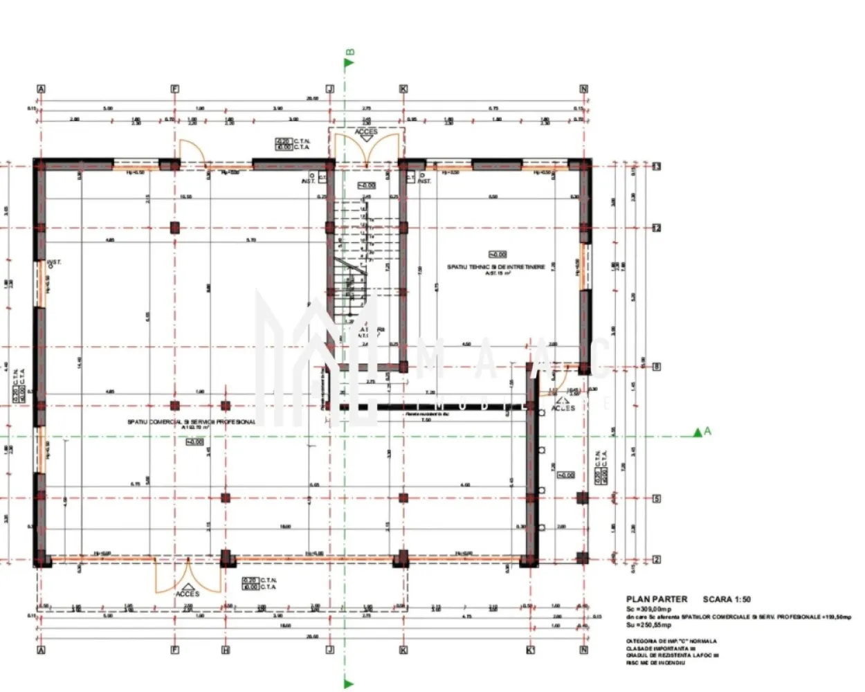 Spatiu comercial | 193 mp utili | Cartierul Arhitectilor - MAAC Imobiliare vă propune spre vânzare un spațiu comercial / spațiu de birouri cu o suprafață utilă de 193 mp, ideal pentru diverse activități precum: cabinet stomatologic, medicină de familie, salon de înfrumusețare, spațiu de birouri, alte activități comerciale sau de servicii. Spațiul se află în construcție, oferind flexibilitate maximă în ceea ce privește compartimentarea și personalizarea finisajelor, în funcție de nevoile și preferințele viitorului proprietar. Spațiul este disponibil atât integral, cât și împărțit în două unități mai mici. Pentru mai multe informații sau pentru a programa o vizionare, nu ezitați să ne contactați specificand ID: CP2706772 }}