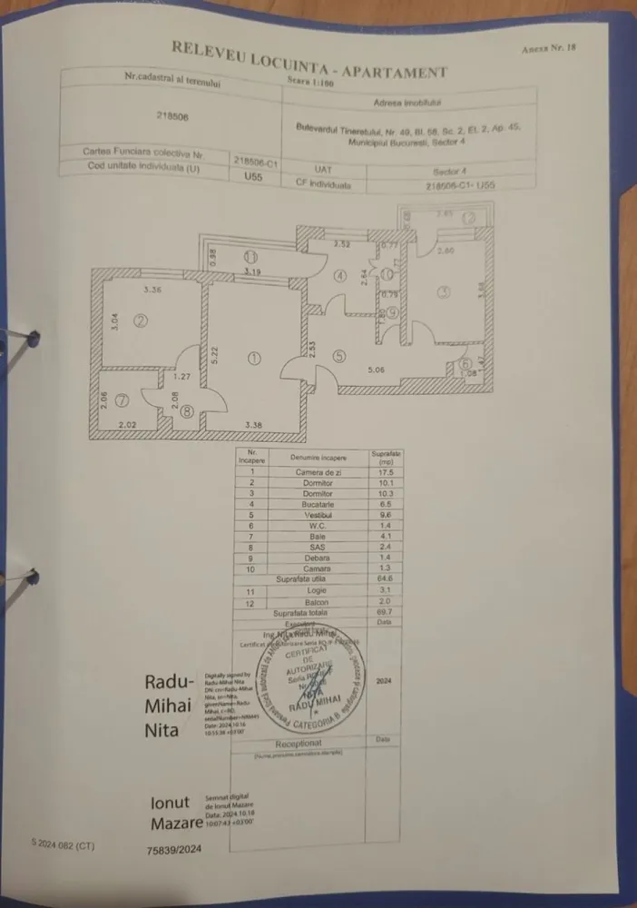 Apartament cu trei camere - De vânzare un apartament cu trei camere pe Bulevardul Tineretului peste drum de Palatul Copiilor. Este situat la etajul doi in partea din spate blocului care este stradal astfel ca nu exista zgomotului de la bulevard. Apartamentul necesita renovare completa , are centrala proprie. Blocul este în plin proces de reabilitare și se folosește polistiren de 20 de cm. Bloc civilizat fără datornici istorici si vecini liniștiți. Din apartament și pana la întrarea un parcul Lumea Copiilor se fac doua minute. Facilitățile acestei locuințe se disting prin proximitatea la trei stații de metrou ( Tineretului, Timpuri Noi și Mihai Bravu) stația de autobuz catre centrul orasului este la scara alăturată, parcul Tineretului este la șapte minute de mers pe jos, sala Polivalentă, magazine de toate mărcile în zonă, inclusiv non-stop. Actele sunt pregătite adică are cadastru și intabulare făcute. Locuri de parcare în spatele blocului se găsesc mult mai ușor decât în multe alte zone ale orașului. Apartamentul este semidecomandat și este construit în anul 1981 .