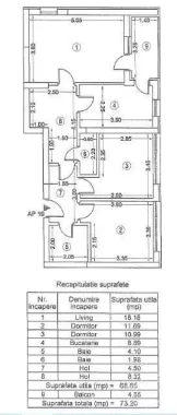 Proprietar Vand Apartament 3 Camere | Parcare Subterana| Exigent Plaza