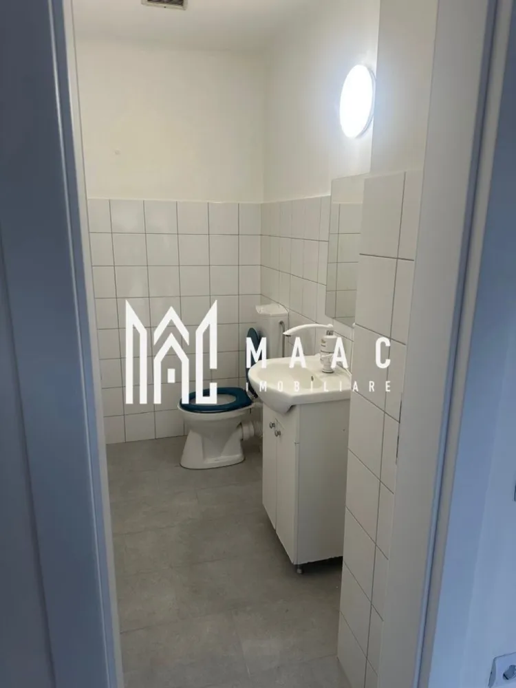 Spatiu de inchiriat | Pretabil afaceri diverse | Turnisor - Spațiu modern de închiriat – 88 mp – Zona Turnișor, Sibiu Maac Imobiliare prezinta o oportunitate excelentă pentru afacerea ta! Închiriem un spațiu multifuncțional situat într-o zonă accesibilă și liniștită din cartierul Turnișor, Sibiu – ideal pentru depozitare, birouri, mică producție sau activități de distribuție. Suprafață totală: 88 mp, compartimentată eficient astfel: Hală depozitare – 57 mp 2 birouri + grup sanitar + hol – 31 mp Facilități și avantaje: Acces facil pentru autoturisme și microbuze Parcări disponibile în curtea interioară Spațiu curat, bine întreținut, cu intrare separată Locație bine conectată la principalele artere de circulație ale orașului Acest spațiu este alegerea perfectă pentru antreprenorii care caută un loc funcțional, sigur și ușor accesibil pentru desfășurarea activității. Pentru mai multe detalii va rugam specificati telefonic ID: CP2706700 }}