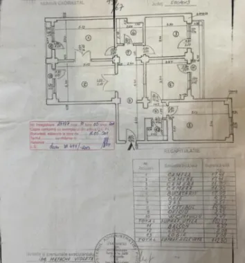 Vand Apartament spatios cu 4 camere de vanzare pe Bdul Decebal