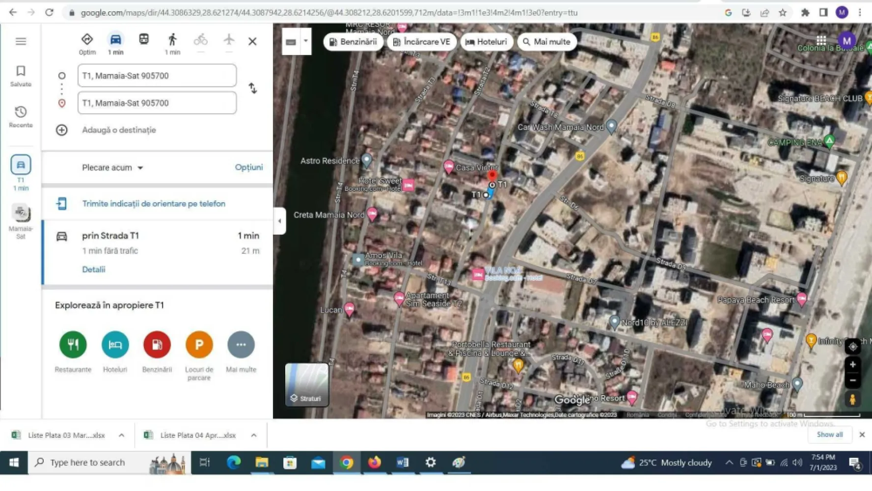 Vand Garsoniera Mamaia Nord, strada T 1 - Apartament cu o camera de vanzare in Mamaia Nord, langa Lidl, la 50 m .Strada T 1 Zona aflata intr-o continua dezvoltare, cu potential de crestere in perioada urmatoare Bloc finalizat recent, amplasat in vecinatatea Alezzi Odissey, la 50 m de Lidl Mamaia Nord, intr-o zona linistita, fara cladiri inalte in proximitate. Apartamentul prezentat se afla la etajul 3 si dispune de o suprafata contruita de 42 m.p. din care suprafata utila 34.5 m.p. 31.78 m.p.+2.75 Balcon m.p. Acesta este finilizat la alb lavabil,prize, intrerupatoare montate, necesita investitii gresie, faianta, parchet... de amenajare si pe partea de mobilier si are vedere spre SE. Posibilitate de parcare, contra cost.