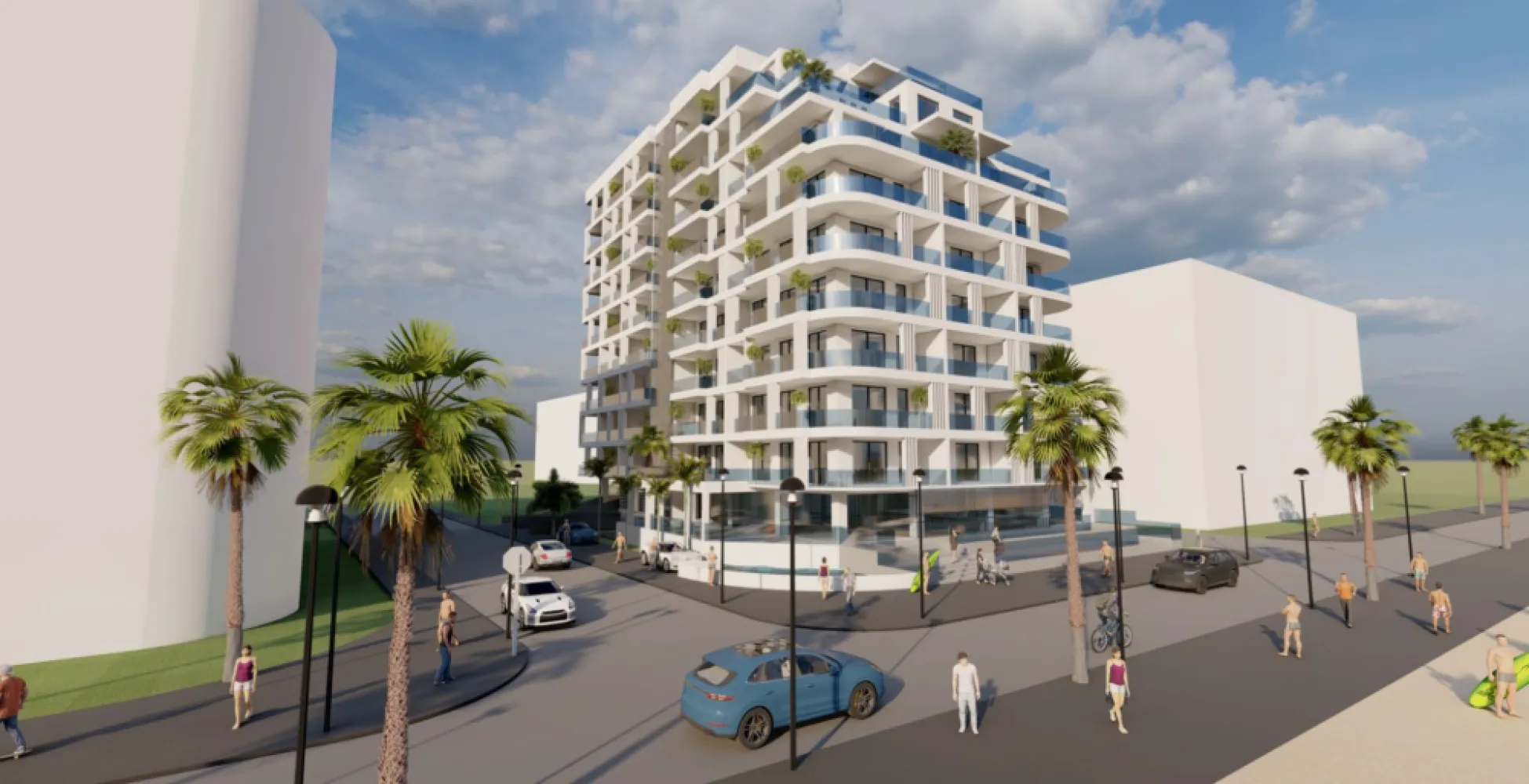 Ag. Eu. vinde ap. 2 cam. 66 mp | terasa 14 mp An finalizare 2024 Mamaia Nord - Agentia Europa doreste sa va puna la dispozitie un nou ansamblu care are predare la cheie in decembrie 2024. Poziționat în prima linie la mare, la 20 de metri de plaja din Mamaia Nord apartamentul este compus din 2 amere si dispune de urmatoarele suprafete: 1. Suprafata utila- 52.4 mp 2. Suprafata totala - 66 mp 3. Suprafata balcon- 13.6 mp 4. Suprafata construita- 76   Apartamentul se preda complet finisat și include următoarele dotări: • pereți finisați cu vopsea lavabilă, faianță; • parchet și gresie; • uși interioare și exterioare; • tâmplărie de aluminiu cu sticlă tripan; • baie utilată; • încălzire în pardoseală; • centrală individuală pe gaze; • aer condiționat; • marmură în balcoane; • balustrade la balcon din sticlă în menghină; • branșamente la utilități (energie electrică, gaze, apă, canalizare, fibră net/ tv); ;   Localizarea privilegiată de care se bucură noul imobil este completată de facilitățile dedicate confortului și siguranței locatarilor. Ansamblul dispune: -de parcare proprie (30 de locuri de parcare subterană și 50 locuri de parcare la sol), -sistem de supraveghere - video interfon - două lifturi panoramice din sticlă - fațadă ventilată -platformă de gunoi special concepută pentru colectarea selectivă -spații comune complet finisate. La parter, sunt două spații comerciale de dimensiuni generoase.  Comision 0% de la cumparator