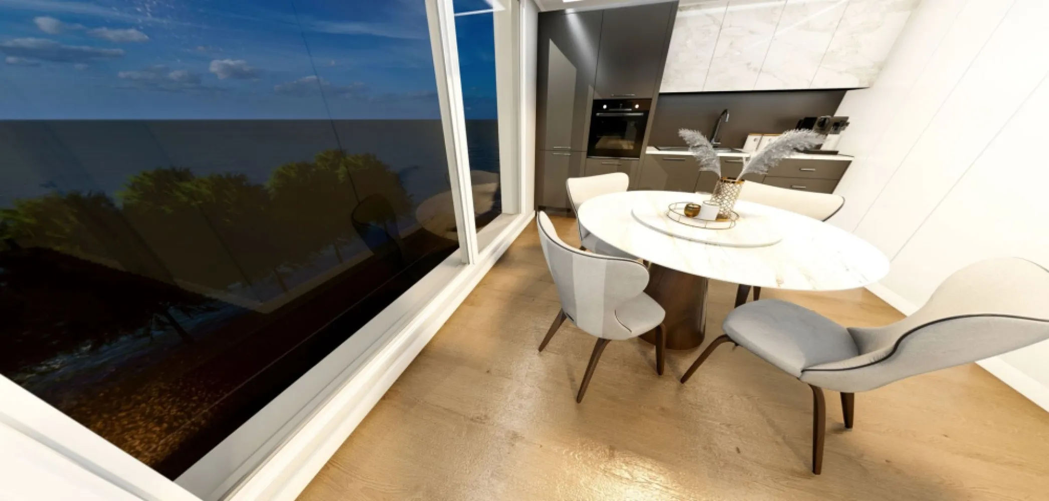 DEZVOLTATOR -Ap. 2 cam. 52 mp Comision 0 % Mamaia nord OBA TOWER
