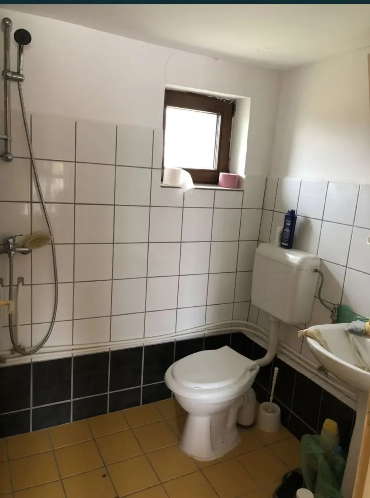 Casa cu teren 27 arii Pir - Vând casă cu grădină în satul Sărvăzel, comuna Pir la 20 de km de Tășnad și la 70 de km de Satu Mare în suprafața de 150mp utili decomandată cu 3 camere, un living, o bucătărie, o baie, 2 holuri, o cămară și o cameră pentru cuptor. Casa dispune de un teren aferent de 27 de arii (2700 mp) împrejmuită cu gard, în curte se mai află o fântână cu apă bună, o pivniță de 20mp, o șură mare și niște cotețe pentru diferite animale. În grădină sunt diferiți pomi fructiferi. Casa este tencuită, bucătăria și baia fiind renovate recent. Utilitățile de care dispune casa sunt curentul și apa, încălzirea este prin sobă cu lemne. Apa caldă este dată de un boiler care merge pe curent electric. Casa are fosă septică. Frontul casei este de 50 de metri. Drumul este asfaltat în sat. Casa se vinde mobilată și utilată. Pret 25.000€ negociabil.